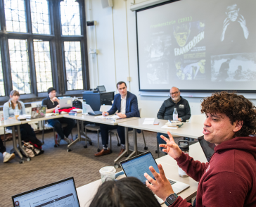 Students in a Classroom. 