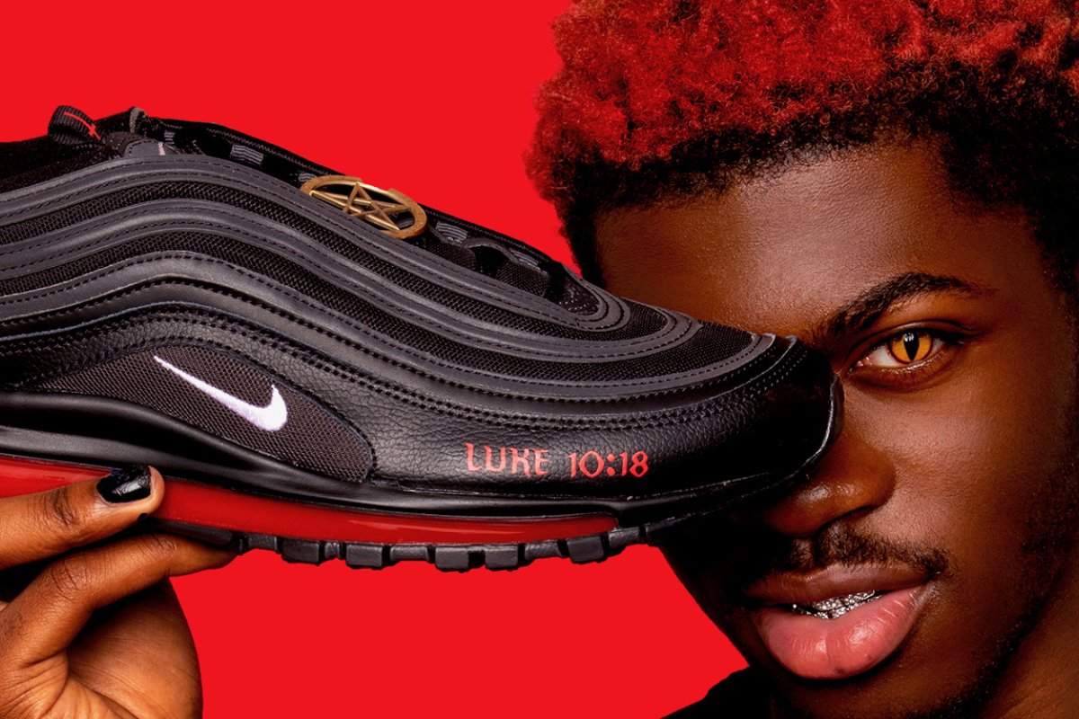 lil nas x and shoe