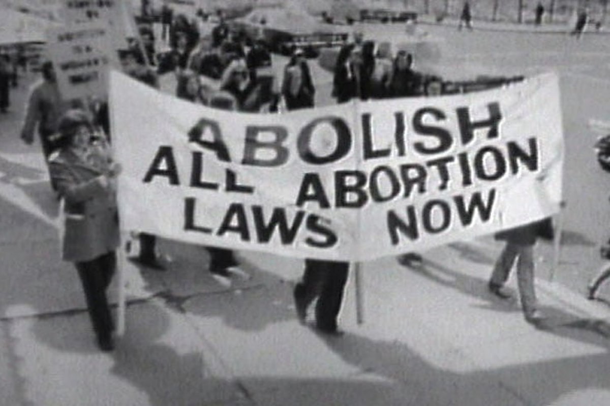 abortion supporters protest 1960's