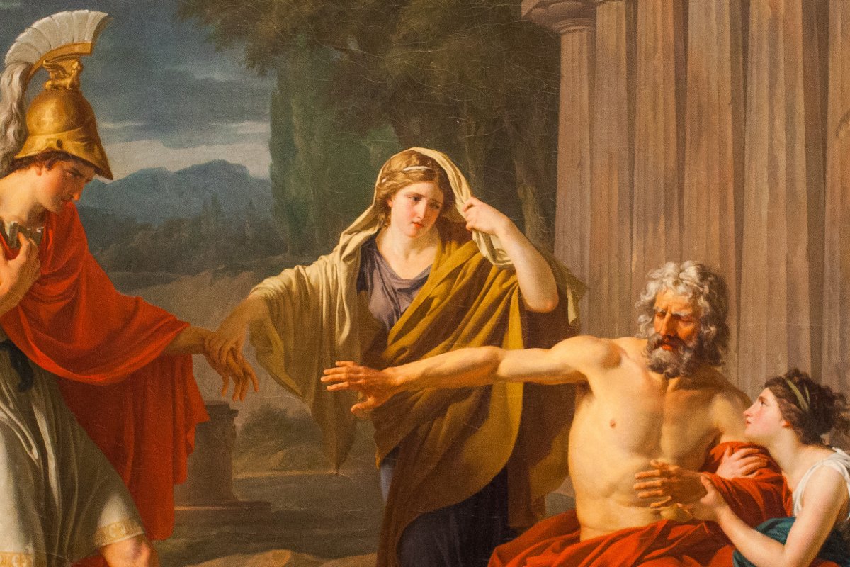Painting of Oedipus at Colonus